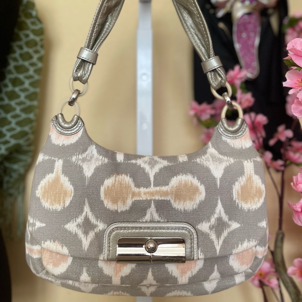 Coach Kristin Ikat Hoho Purse